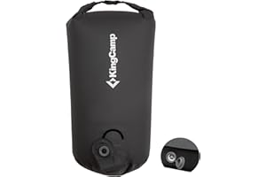 KingCamp Air Pump Sack, Roll Top Compression Pump Bag Ultralight Pump Sack Multi-Use Waterproof Outdoor Dry Bag Storage Bag f