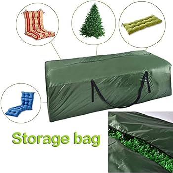 Cushion Storage Bags - Durable 210D Denier Outdoor Cushion Bags,Premium Zippered Patio Storage Bags with Handles