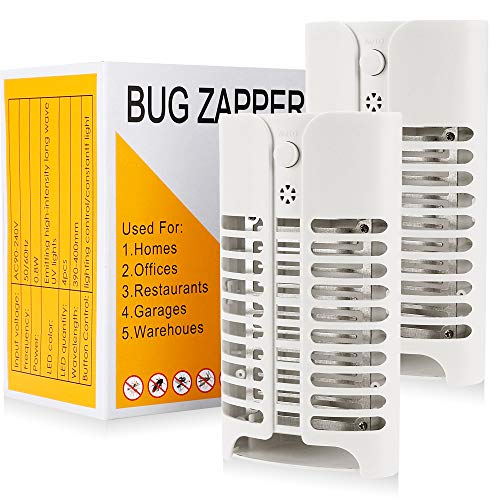 OFFENICE Electric Indoor Bug Zapper for Home, Indoor Bug Lights Zappers, Electric Bug Zapper Outdoor, Plug in Mosquito Killer, Stink Bug Killer Indoor, Mosquito Zapper, Indoor Mosquito Trap - 2 Packs