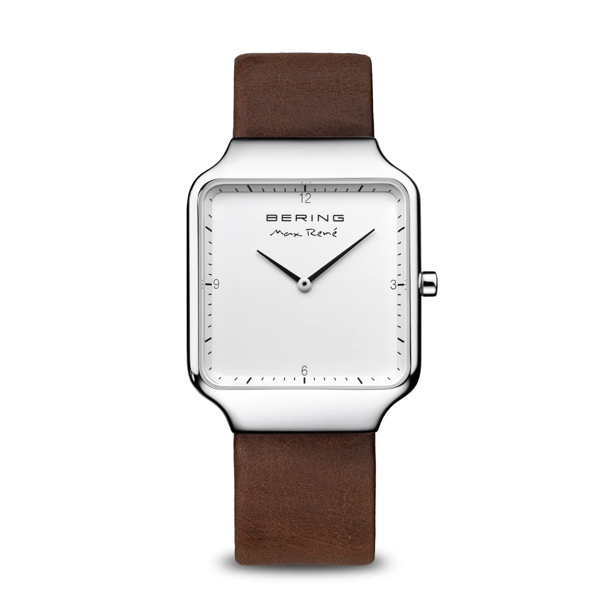 BERING Women Analog Quartz Max René Collection Watch with Calfskin Leather Strap & Sapphire crystal 15832-504