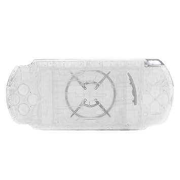 ASHATA PSP Ersatz Gehäuse, Anti-Rutsch Full Gehäuse Shell Cover mit Button Set,Ersatzteile Reparatur Teil Gehäuse Hülle Taste