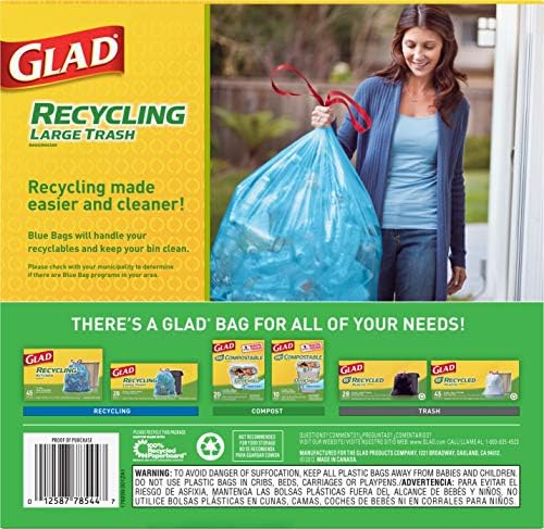 glad recycling bags