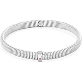 Tommy Hilfiger Women's Jewelry - Stretch Bracelet – Stackable Design – Stainless Steel– Easy Slip-On Fit - Fashion Accessory, Gift for Him