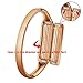 EloBeth Compatible with Fitbit Flex 2 Bands Fashion Bangle Replacement for Fitbit Flex 2 Band Women Accessory (RoseGold-Small)