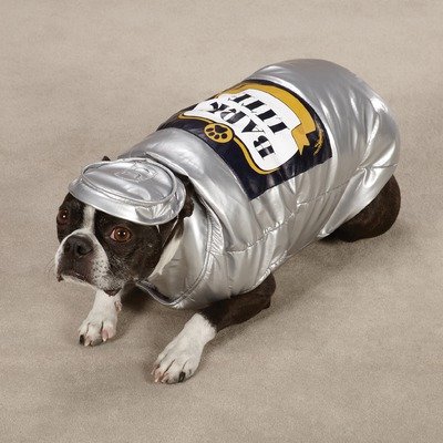 Bark Lite Dog Costume in Silver