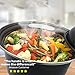Kitchen Deluxe Vegetable Steamer Basket - With Extendable Handle - Large - Fits Instant Pot Pressure Cooker 5, 6 Qt & 8 Quart - 100% Stainless Steel - Accessories Include eBook + Peeler | For Instapot