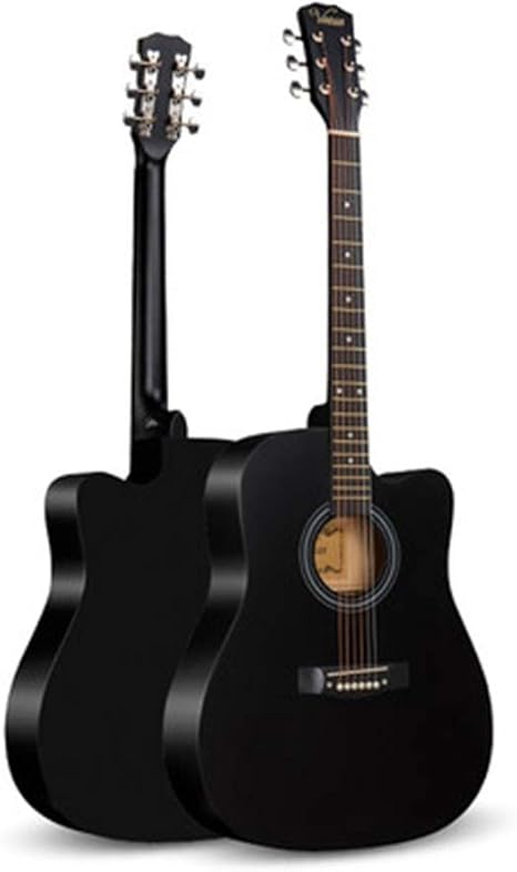 Amazon Co Jp キッズアコースティックギター ミュージカル初心者男性と女性初級学生アダルト練習木製ギター初心者 学習者のためのクラシック ギター 色 Black Size 41 Inches ホーム キッチン