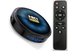 Android 11.0 Amlogic S905W2 HK1 Box 4GB RAM 64GB ROM, Dual-WiFi 2.4GHz/5GHz BT Quad Core 64 Bits 3D/8K Full HD/H.265