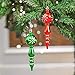 Valery Madelyn Christmas Tree Ornaments Set, 50ct Red Green White Shatterproof Christmas Tree Decorations Bulk, Variety Vintage Decorative Hanging Ball Ornaments for Xmas Trees Holiday Party Decor