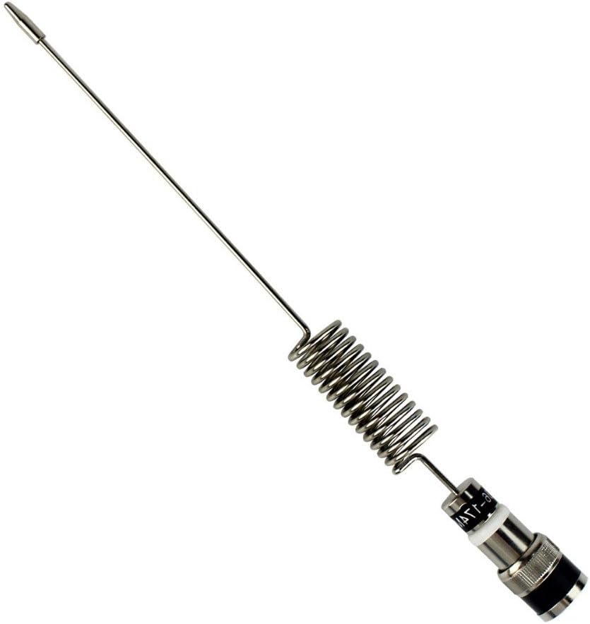 Metro Shop Silver HT-66 VHF 136-174MHz BNC Handheld Radio Antenna for Diamond ICOM V8 V80 V80E V82 V85 F3S Radio J2508D