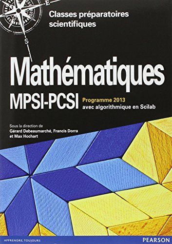 Mathématiques, MPSI-PCSI
