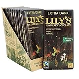 Lily's Sweets Extra Dark Chocolate, 2.8 Ounce - 12 Pack
