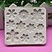 GerTong 1PCS Silicone Cake Mould Snowflake Shape Cake Candy Molds Chocolate Pudding Jelly Fruit Pie Fondant Decorating Mould DIY Tool