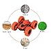 SZJJX Stunt RC Car, 2.4Ghz Double Sided Tumbling Remote Control Vehicle, 3D Deformation, Radio Controlled Off-Road Truck (Orange)