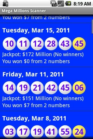 Amazon.com: Mega Millions Scanner Lite: Appstore for Android