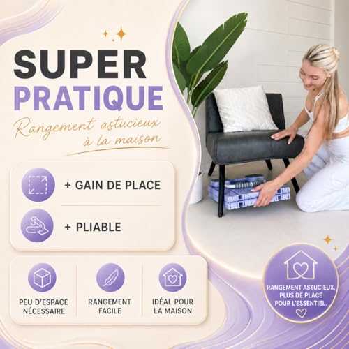 Yosana Pilates Board I Reformer for Home I Fitness Board 8 in 1 Foldable and Portable I Abdominal Trainer with Knee Cushion, Resistance Bands and Pilates Bar I Design