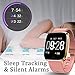 EpochAir Fitness Tracker,IP67 Waterproof Activity Tracker with Heart Rate Monitor,1.3 inch Screen Smart Watch Long battety Step Counter,Calorie Counter,Pedometer Watch for Men Woman