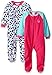 Gerber Little Girls' Toddler 2 Pack Blanket Sleepers, Dogs, 4T