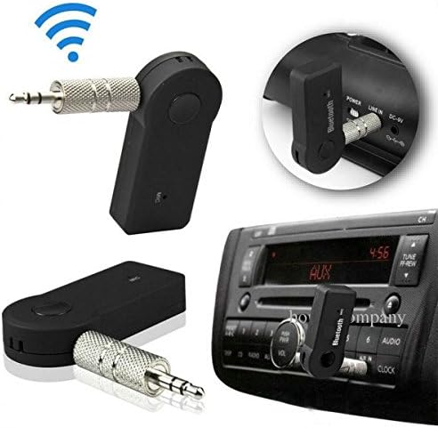 KANISH SALES Wireless Bluetooth Receiver Adapter 3.5MM AUX Audio Stereo Music Home Hands Free Car Kit
