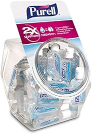 Purell Advanced Hand Sanitizer Refreshing Gel, Clean Scent, 1 Fl Oz Travel Size Flip-Cap Bottle with Display B