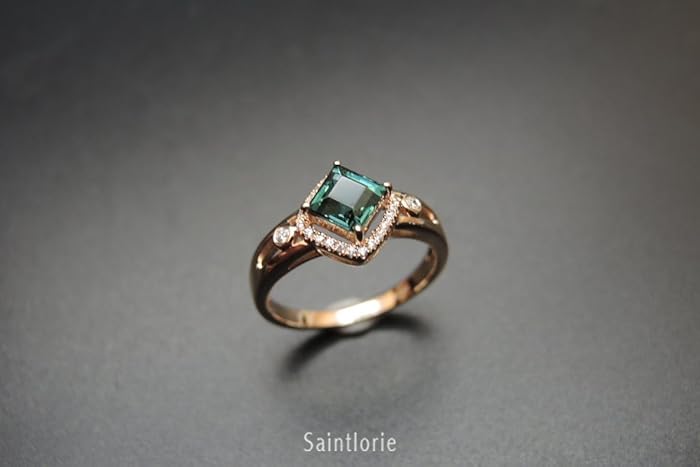 tourmaline engagement ring