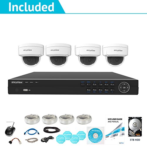 LaView-8-channel-4K-home-security-system-with-4-8MP-4K-Dome-Cameras-3TB-Storage-Outdoor-weatherprood-IP-Poe-Surveillance-cameras-100ft-Night-Vision-LV-KNG968E84D8-T3