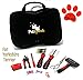 PetSpark Home Grooming Kit for Yorkshire Terrier, Special design set contains all the tools you need to groom your Yorkie. Stainless steel, small size, easy to use and carry w/ 3 hair bows included