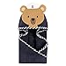 Hudson Baby Unisex Baby Cotton Animal Face Hooded Towel, Sailor Bear, One Size