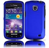 Samsung illusion I110 Samsung Galaxy Proclaim S720C Rubberized Cover - Blue