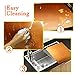 WEDNA 3 Pcs of Copper BBQ Grill and Bake Mats + 1 Pack Digital Food Cooking Thermometer - Nonstick Reusable Golden Grill Mats Quality Guarantee