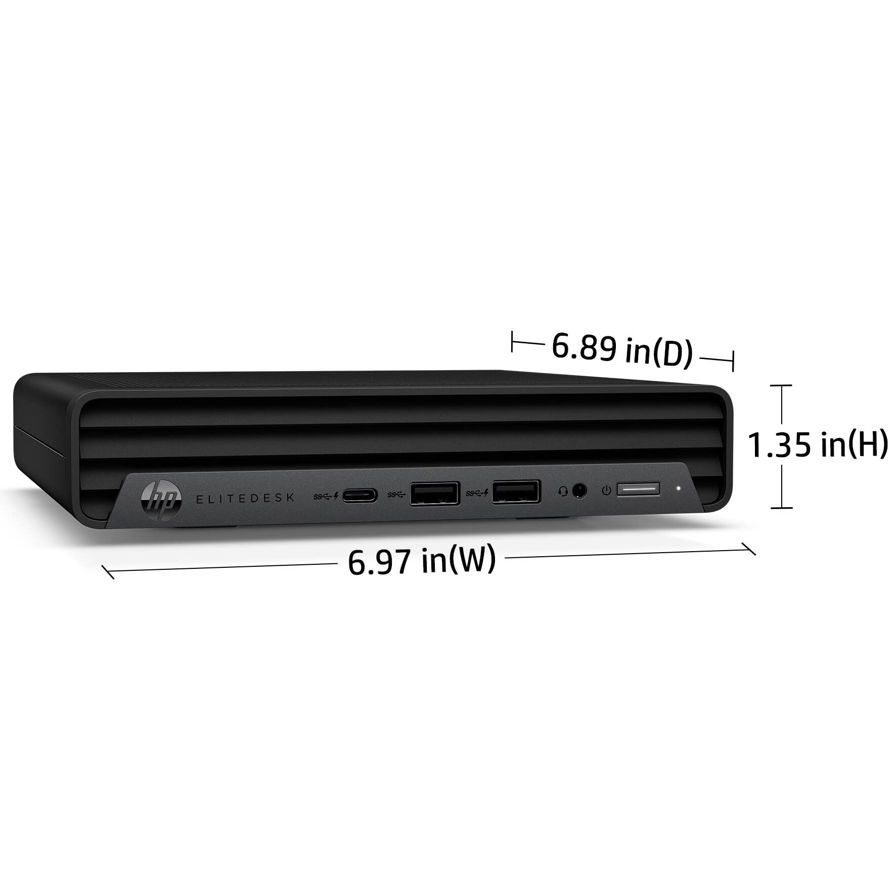 HP EliteDesk 800 G6 Business Mini PC Desktop Computer, Intel Octa-Core i7-10700 up to 4.8GHz, 8GB DDR4 RAM, 256GB PCIe SSD, 802.11AC WiFi, Bluetooth, Type-C, 3.13 lb, Windows 11 Pro, AZ-XUT