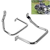 Chrome Rear Saddlebag Case Guard Rail Crash Bar for Harley Softail FLST 2000-12 11 10 09 08