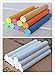 Chalkboard Chalk, Colored Dustless Chalk (10 Count Box) and Non-Toxic White Dustless Chalk (10 Count Box) Bundle for School, Art, Office, Home and Sidewalk by E-Conoro