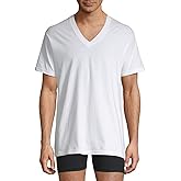 Stafford 4 Pack Cotton V-Neck T-Shirts Big & Tall