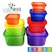 Portion Control Containers 7 Pieces Multi-Colored with BONUS GUIDE Planner & Recipes eBook - Comparable to 21 Day Fix - Diet & Weight Loss - Premium Quality