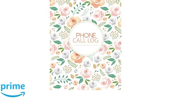 Phone Call Log Telephone Memo Journal Log Track Monitor - 