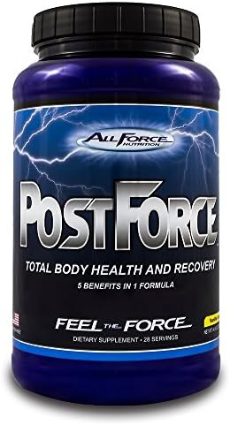 Post Force by All Force Nutrition - Delicious Vanilla Cream Whey Protein - Total Body Post Workout (Muscle Building, Joint Health, and Recovery Powder). Mixes easily with water or milk. (28 servings)