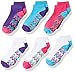 Fruit of the Loom girls Everyday Active Cushioned No Show - 6 Pair Pack Casual Sock, White, 10.5-4 US