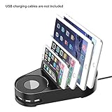 Vogek 5 Slots Charging Stand Dock Multi Device Organizer for Smartphones & Tablets – Compatible with Vogek 6-Port USB Charger Only