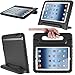 i-Blason Apple iPad Air / iPad 5 ArmorBox Kido Series Light Weight Super Protection Convertable Stand Cover Case (Black)