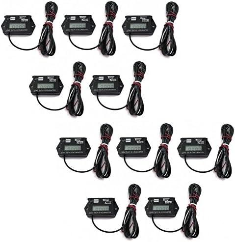 10 Tiny Tachs TT2A Digital Hour Meter Tachometer Adjustable Resettable Job Timer by The ROP Shop