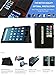 GARDWEN Ztotop Case for All-New Fire HD 8 (7th/6th Generation, 2017/2016 Release) - Wallet Case Cover Slim Folding Stand Cover with Auto Wake/Sleep Black
