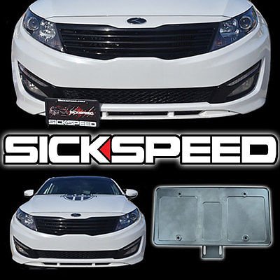 Retractable Hide Away License Plate Frame Adjustable Holder/Mount/Bracket Kit