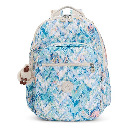 Kipling Women's Seoul Go Large Printed Laptop Backpack One Size Boogie Beach