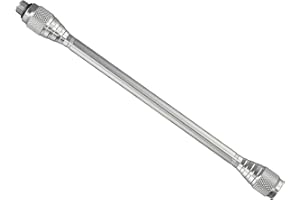 Mini Lantern with Extension Rod and Empty Tank for Camping, Hiking and Outdoor Adventures, Uses Isobutane Canisters EN417 Lin