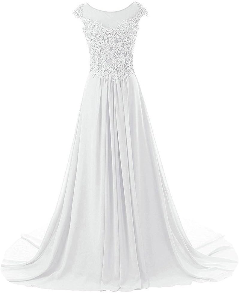 Prom Dress Long Formal Evening Gowns Lace Bridesmaid Dress Chiffon Prom Dresses Appliques