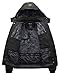 Wantdo Men's Waterproof Mountain Jacket Fleece Windproof Ski Jacket US S Black S