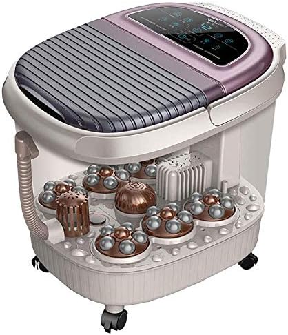 MTX Ltd Foot Automatic Massage Heated Footbath Massage Spa Massage Automatic Foot Bath, Constant Temperature Heating, Electric Massage, Health,gray,A