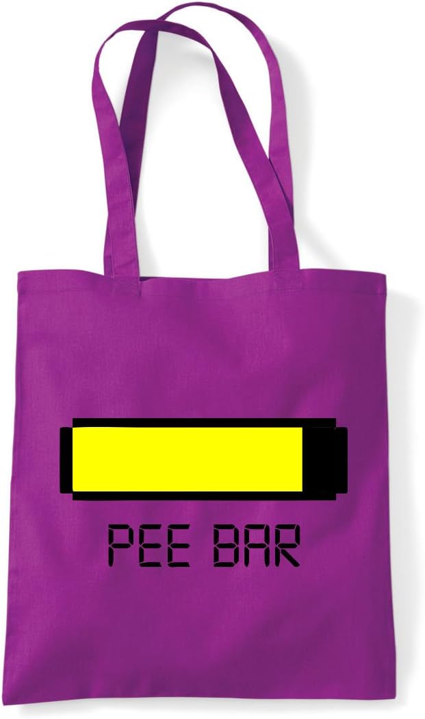 Pee Bar Levels Gamer Gaming Statement Tote Bag Shopper