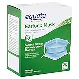 Equate Antiviral Mask Earloop Mask Antibacterial Mask
